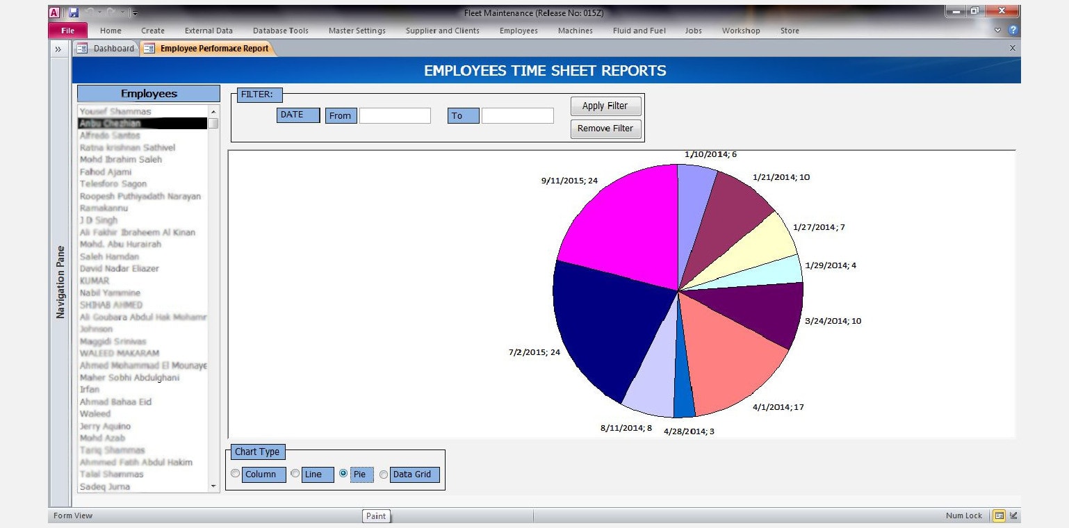 portfolio-employee-time-sheet-performance-report